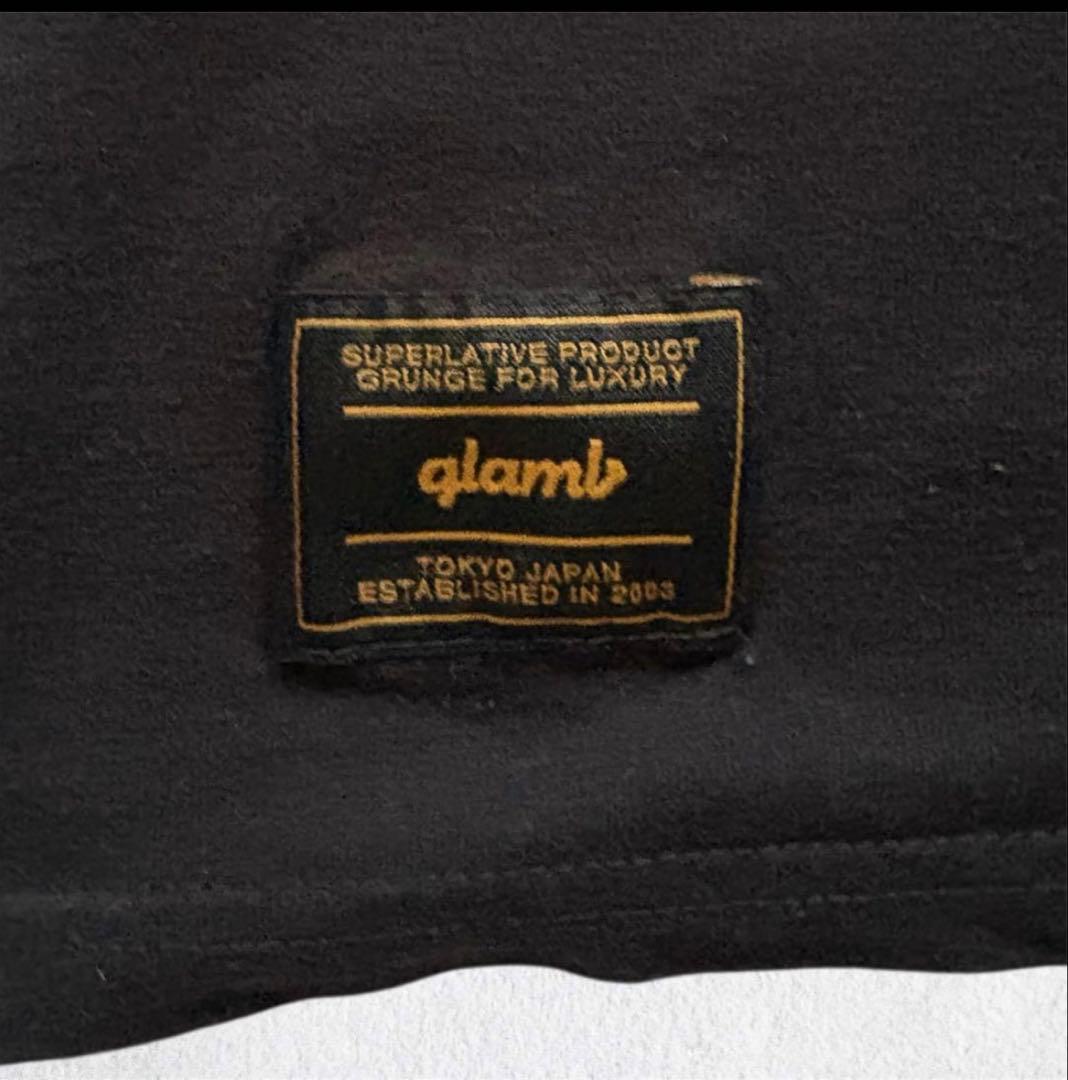 glamb 正規品 ジョジョ　ブチャラティ Tシャツ Lサイズ 美品 グラム 黒