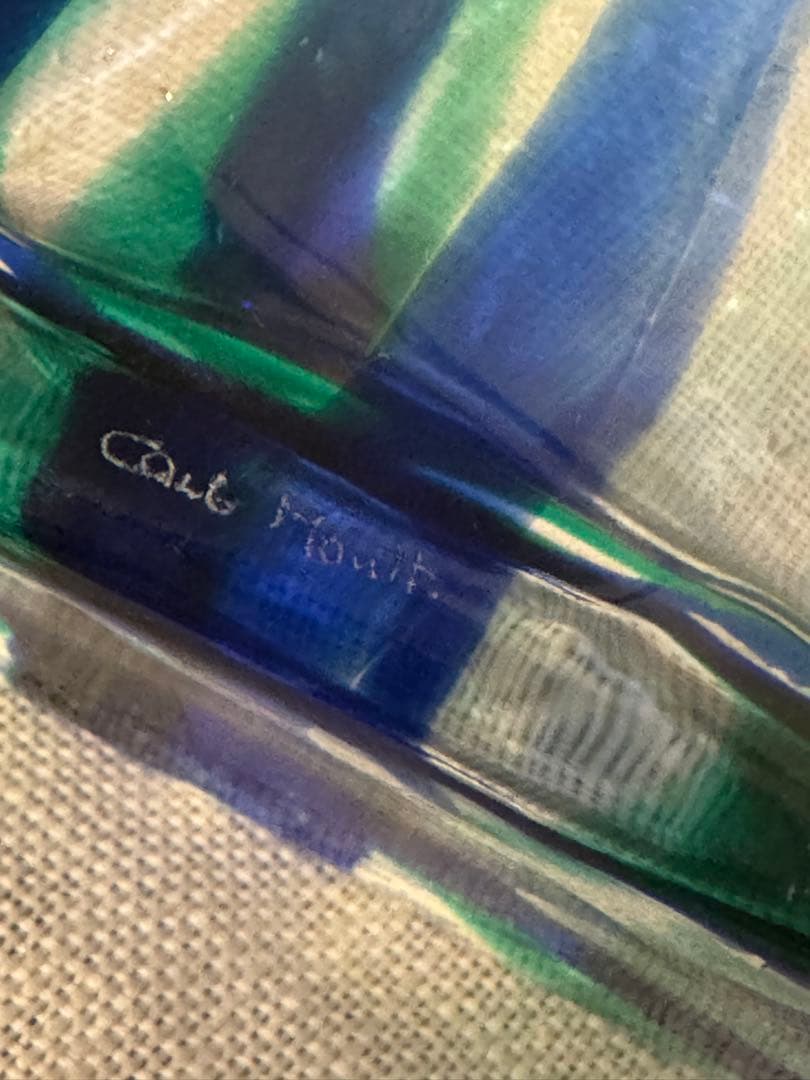 ☆ Carlo Moretti ガラス　デカンタ　ストライプ☆