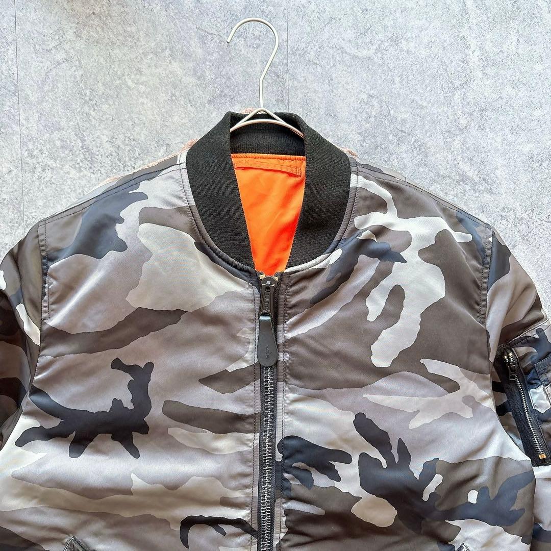 ALPHA MA-1 迷彩 フライトジャケット USAF XL