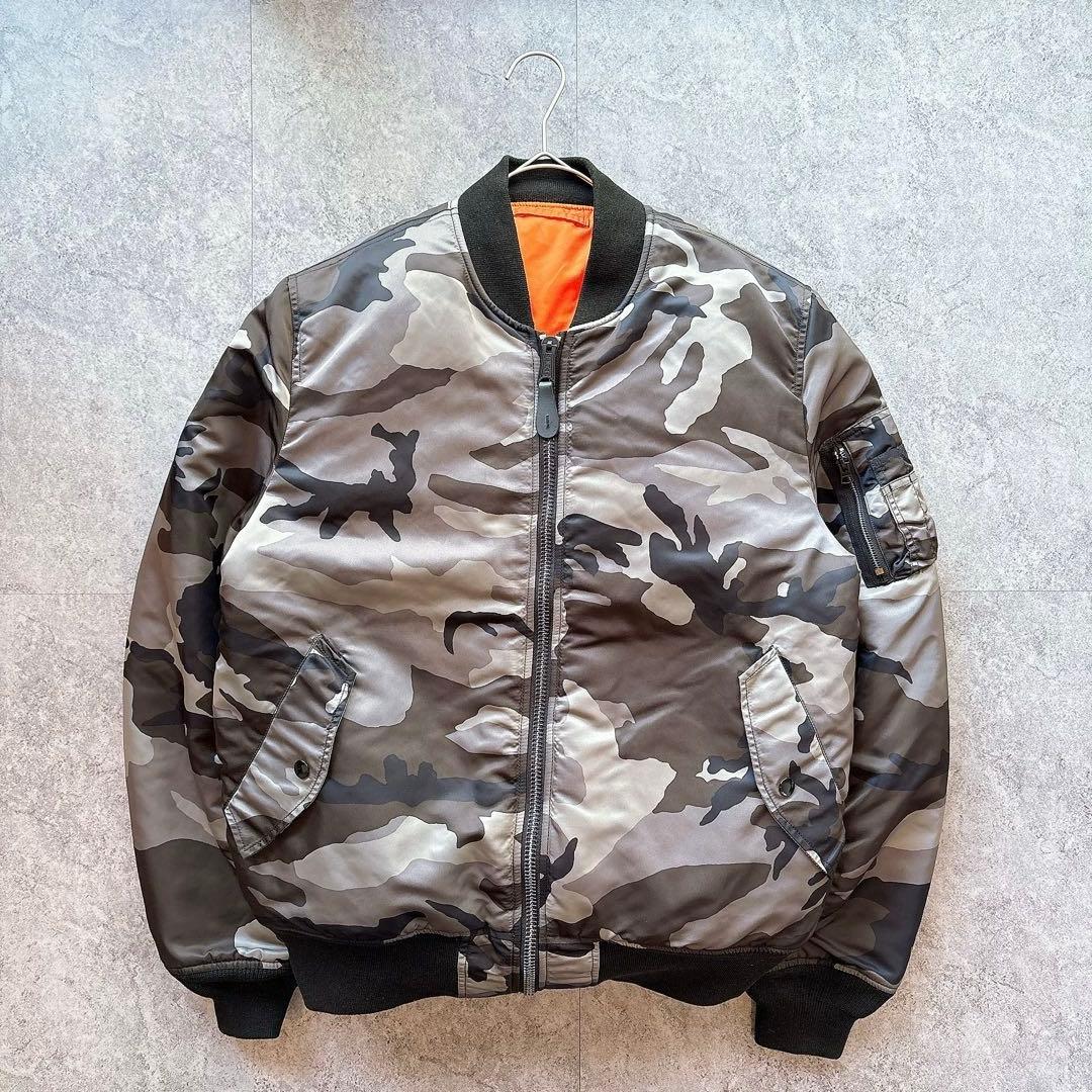 ALPHA MA-1 迷彩 フライトジャケット USAF XL