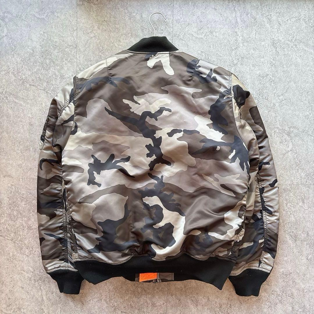 ALPHA MA-1 迷彩 フライトジャケット USAF XL