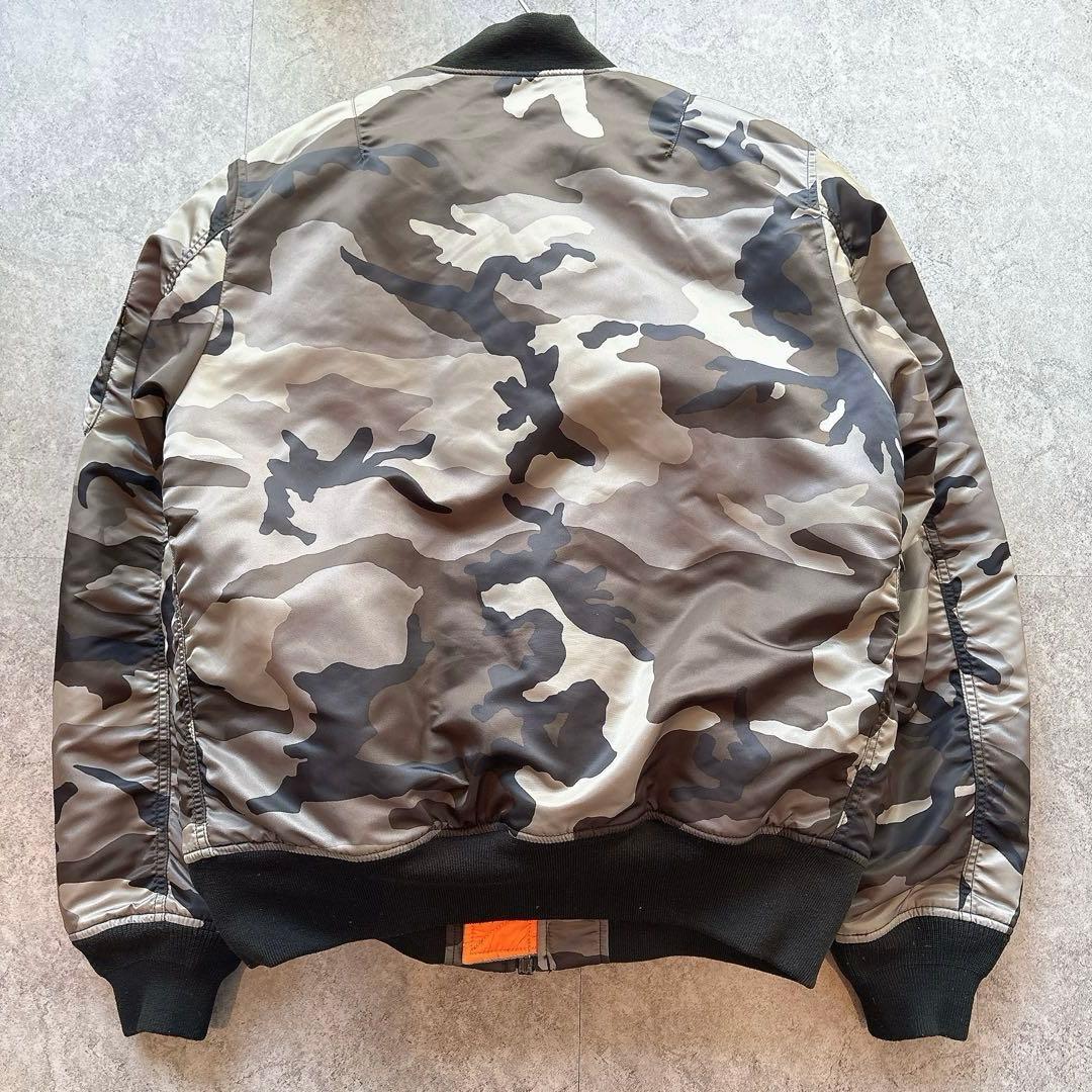 ALPHA MA-1 迷彩 フライトジャケット USAF XL