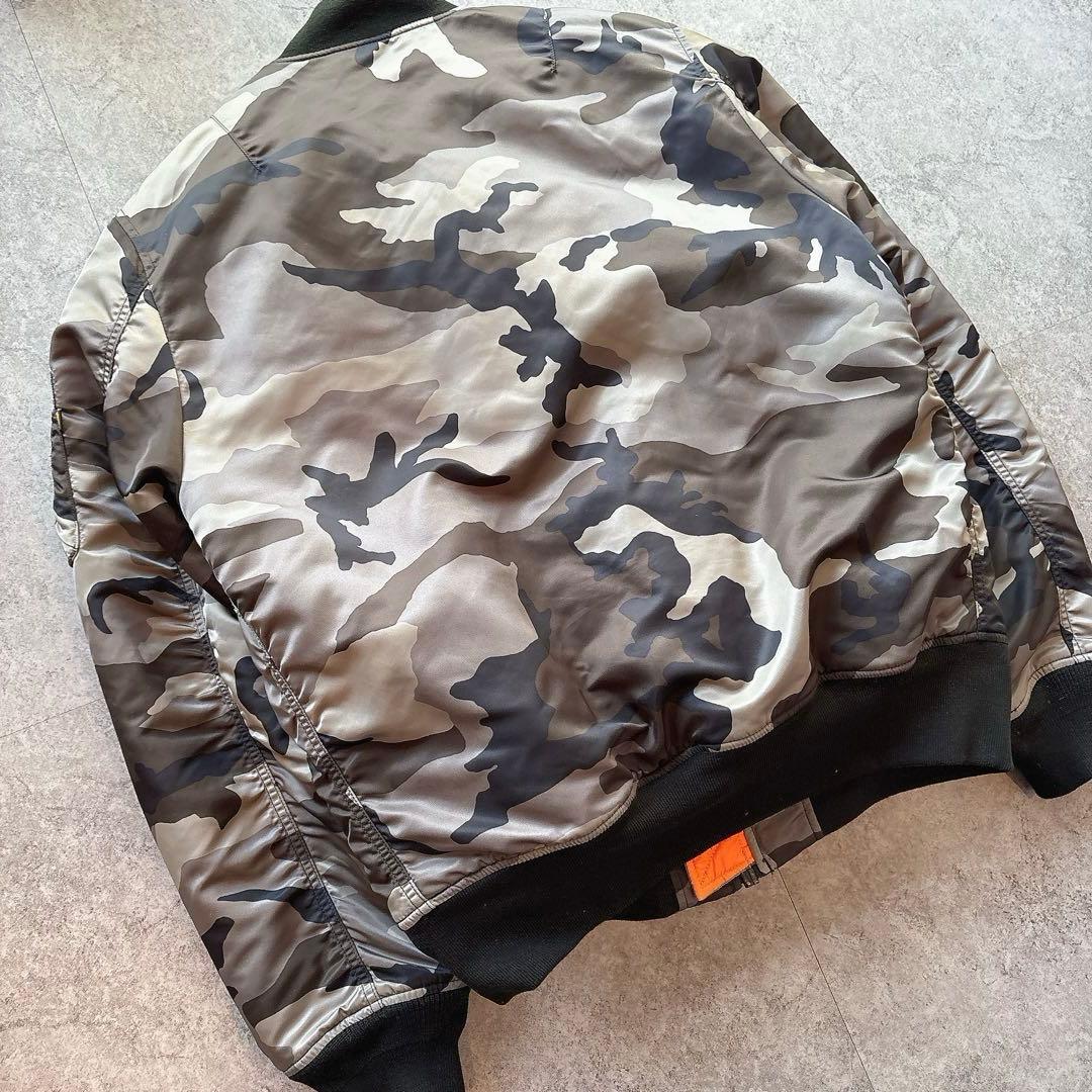 ALPHA MA-1 迷彩 フライトジャケット USAF XL