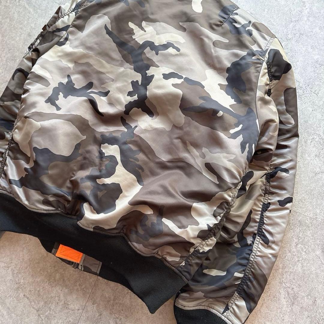 ALPHA MA-1 迷彩 フライトジャケット USAF XL