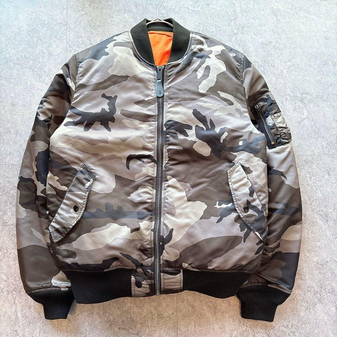 ALPHA MA-1 迷彩 フライトジャケット USAF XL