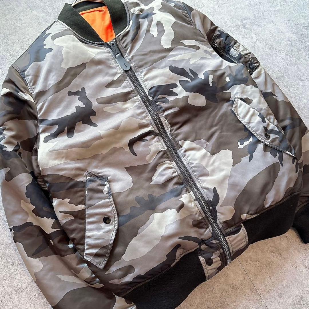 ALPHA MA-1 迷彩 フライトジャケット USAF XL