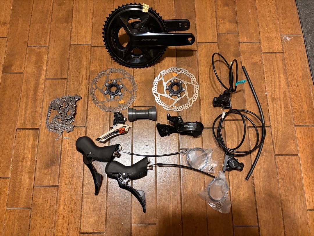 べ*べ様 新品　完成車取り外し品　シマノ 105 7100 機械式 12s 油圧