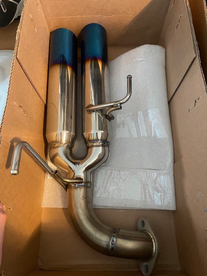 REMARK ステンレススチール マフラー ブルー