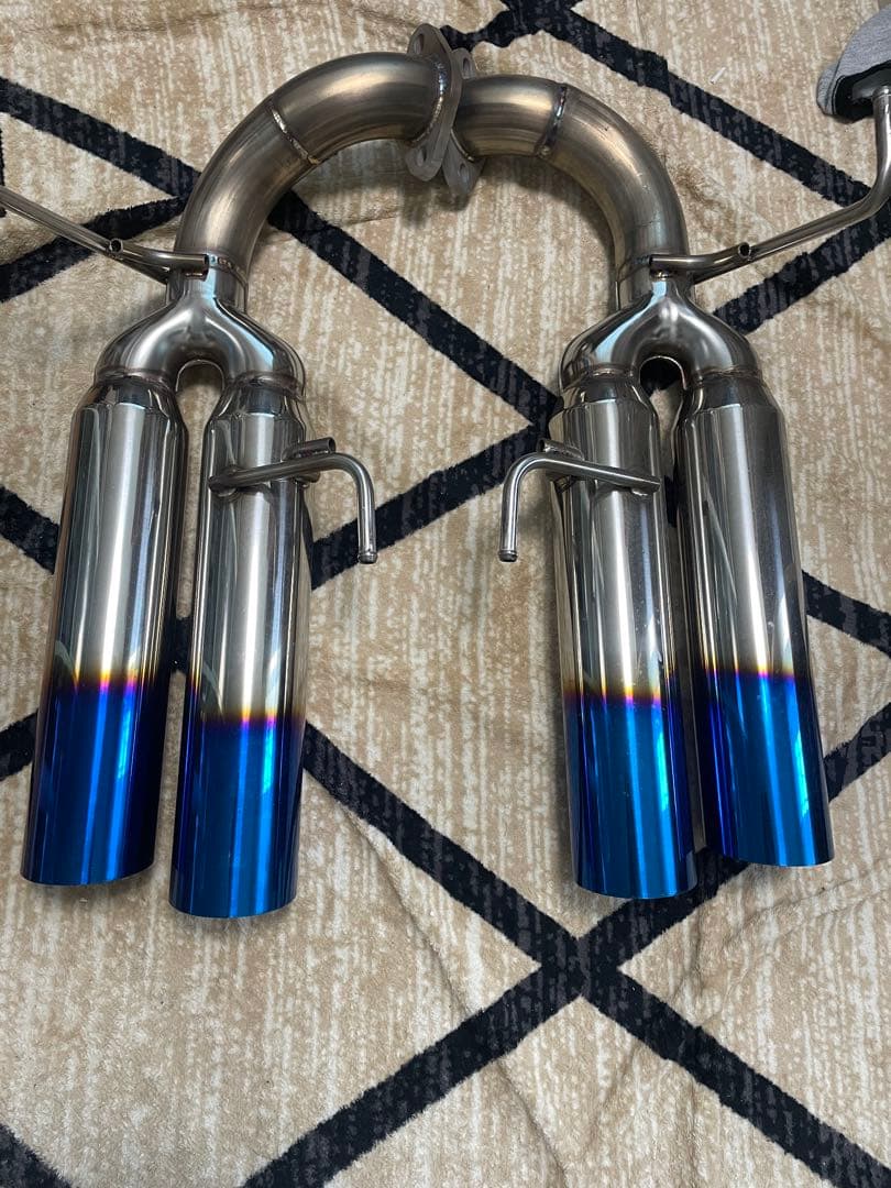 REMARK ステンレススチール マフラー ブルー