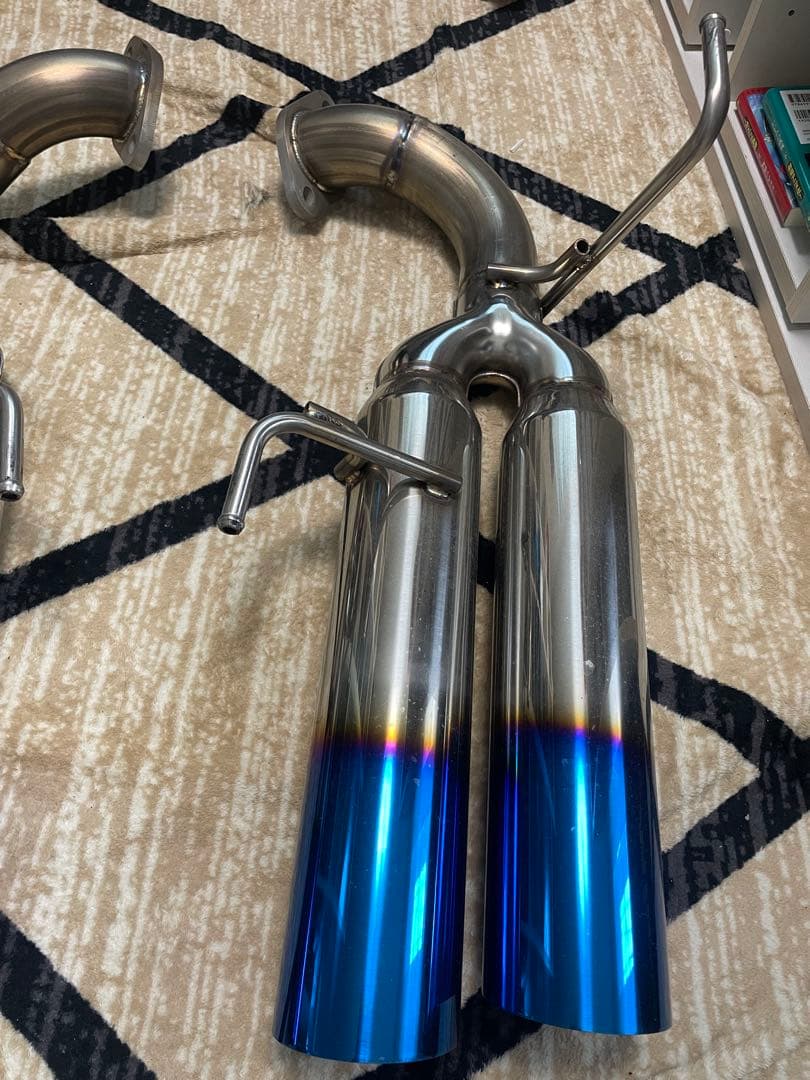 REMARK ステンレススチール マフラー ブルー