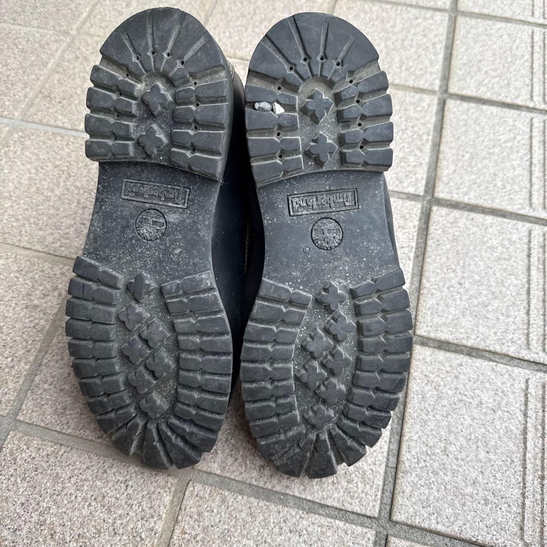 希少レア Timberland オールドスタイルブーツシューズ バックロゴ刺繍