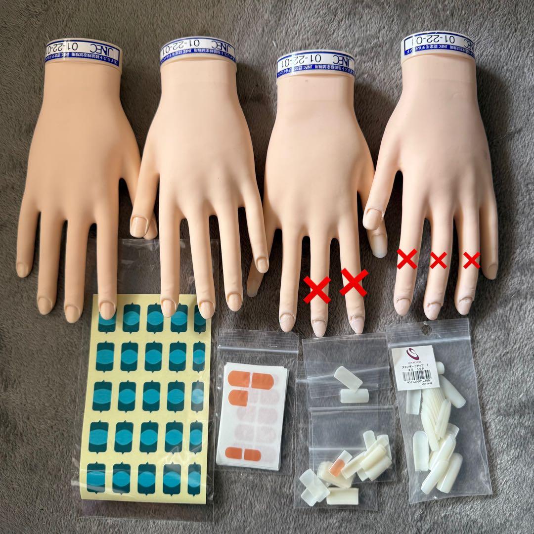 ネイル 認定モデルハンド セット 検定