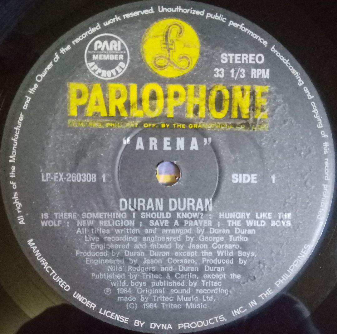 フィリピン盤 / DURAN DURAN - arena