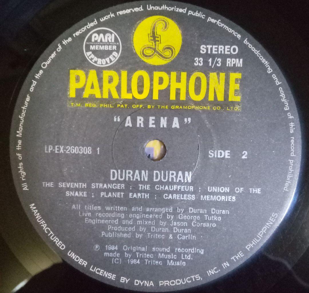 フィリピン盤 / DURAN DURAN - arena