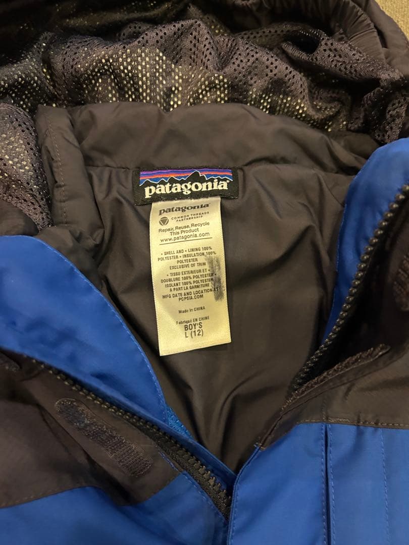 パタゴニアジュニアスキージャケット　Lサイズ
