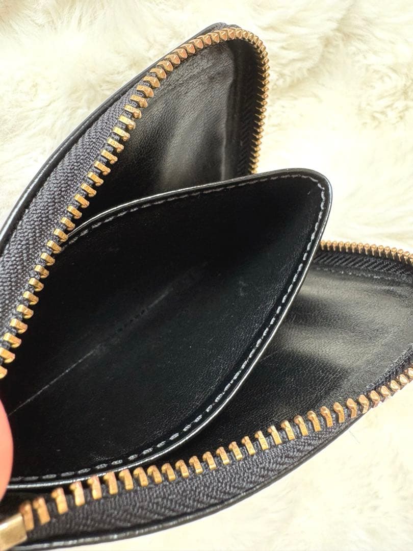 COMME des GARÇONS ポルカドット L字ファスナーウォレット