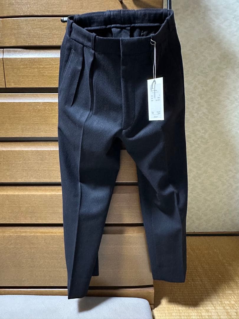 パンツ HEUGN FREDDIE WOOL FLANNEL 2P TROUSERS