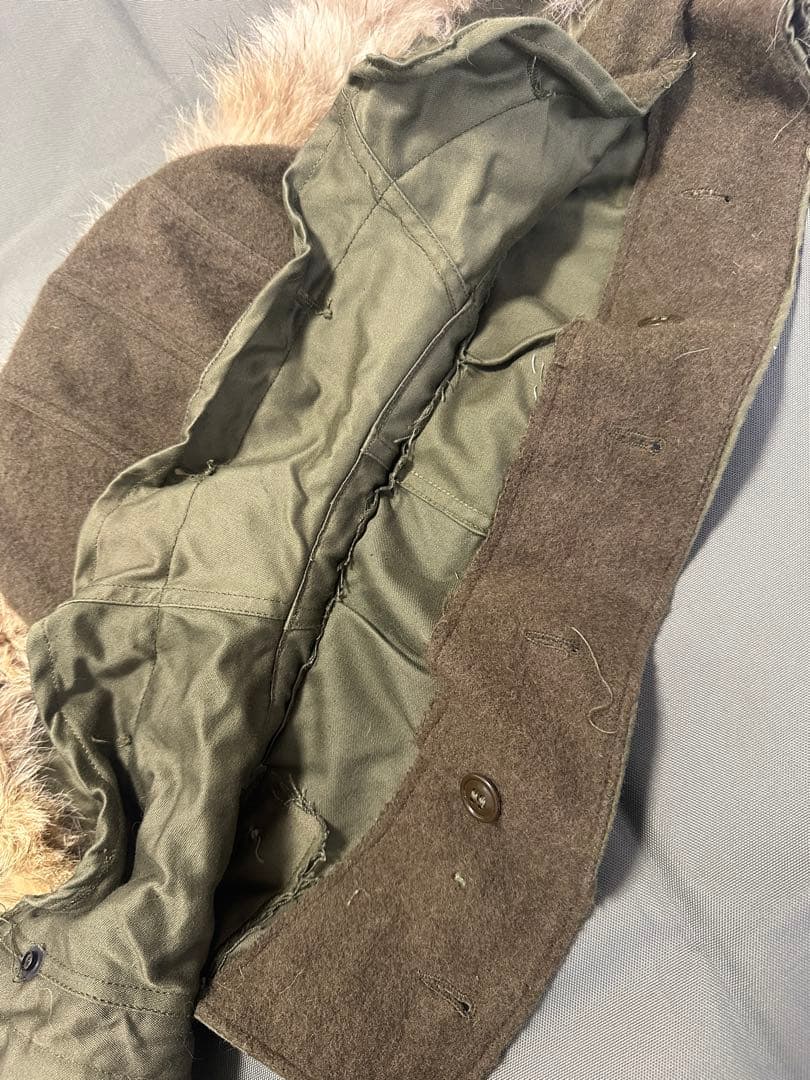 M-51 パーカー用フード　白ラベル