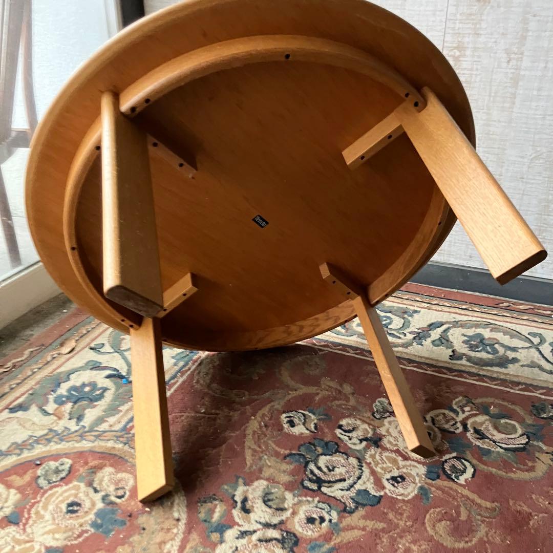 ヴィンテージ tendo 天童木工 木製 大型 ラウンドテーブル 円卓ダイニング