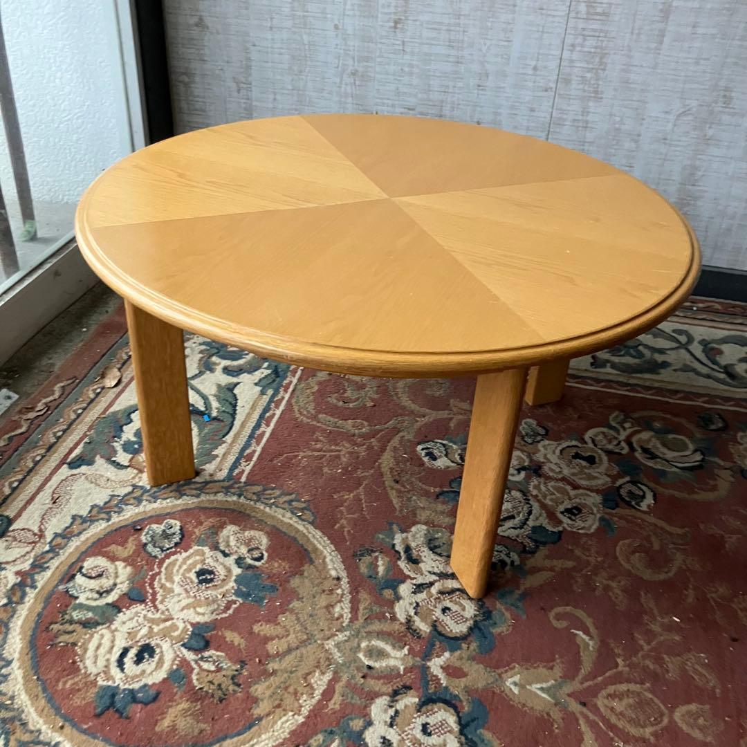 ヴィンテージ tendo 天童木工 木製 大型 ラウンドテーブル 円卓ダイニング