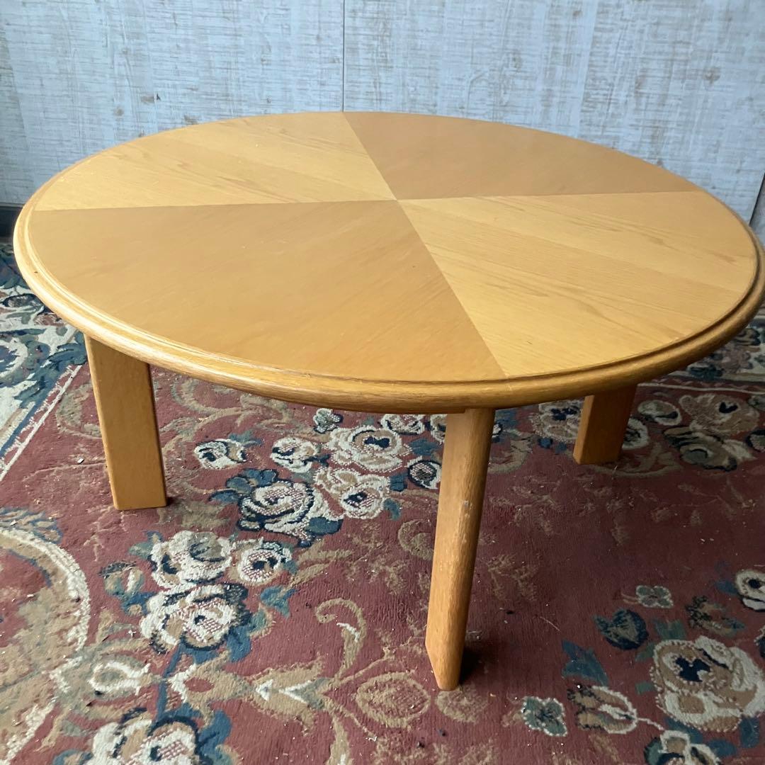 ヴィンテージ tendo 天童木工 木製 大型 ラウンドテーブル 円卓ダイニング