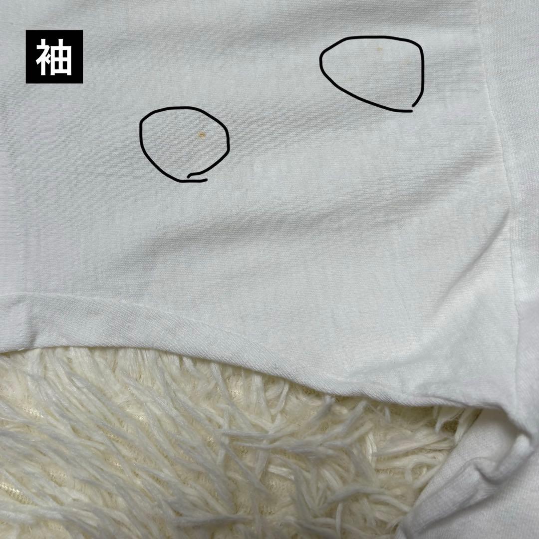 80s フォトTシャツ アメカジ ヴィンテージ XL シングルステッチ 古着 白