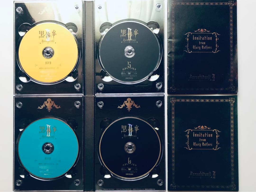 黒執事 第Ⅱ期 I〜Ⅸ DVD 完全生産限定版 特典付き