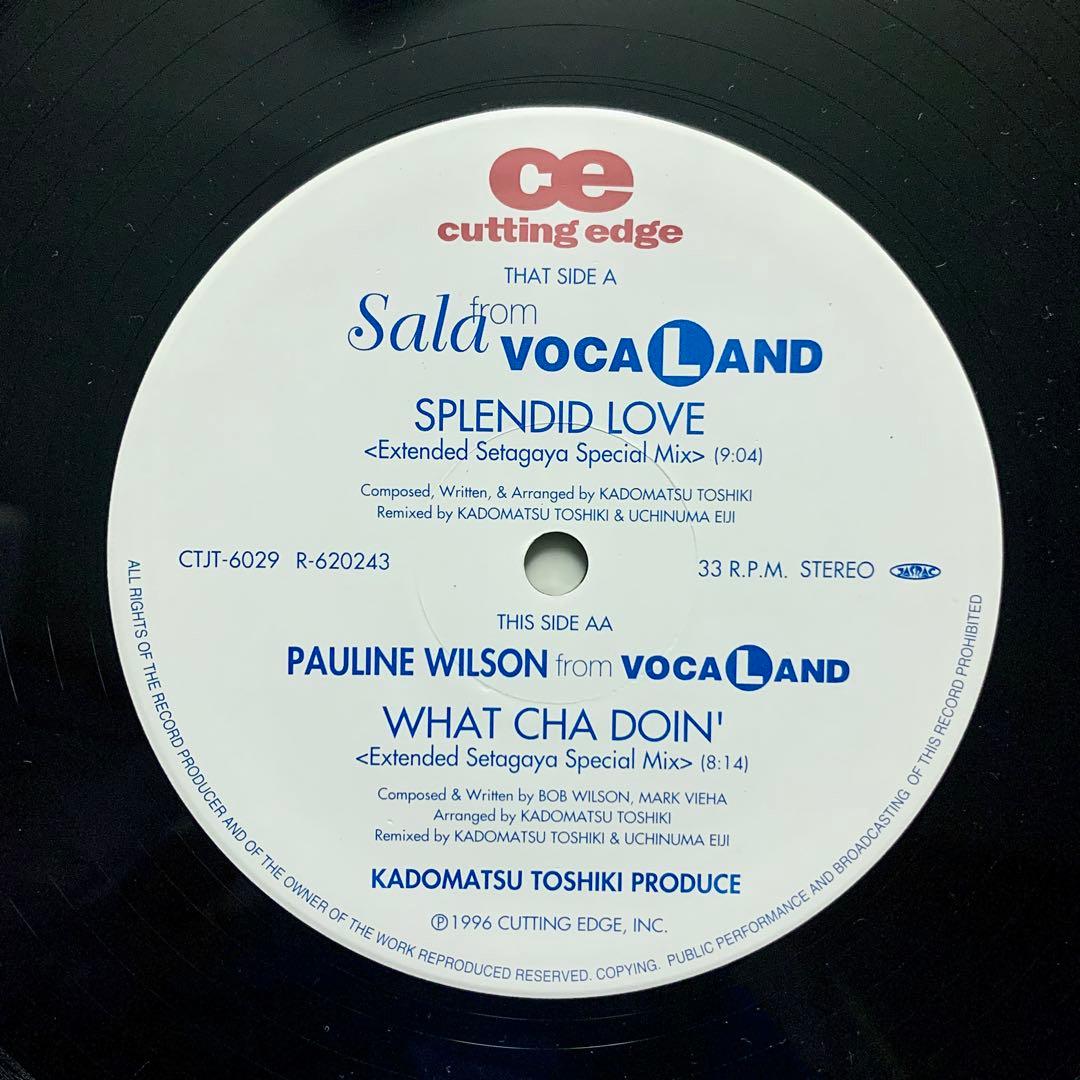 Sala from VOCALAND / SPLENDID LOVE 角松敏生