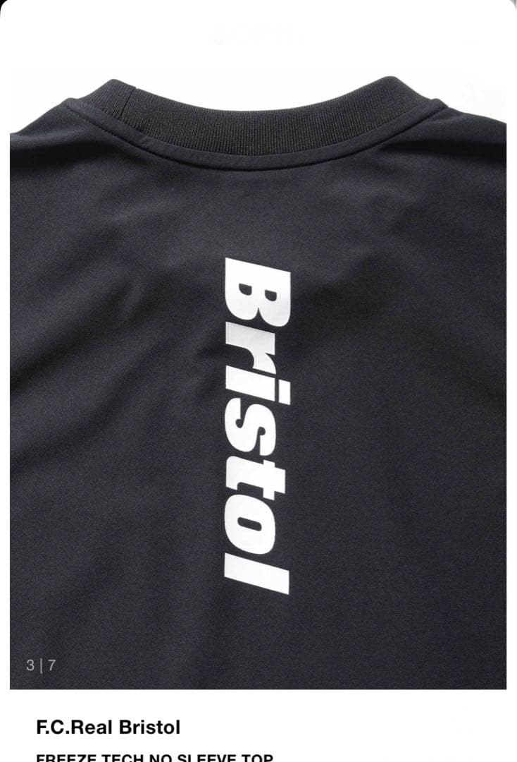 トップス S fcrb FREEZE TECH NO SLEEVE TOP