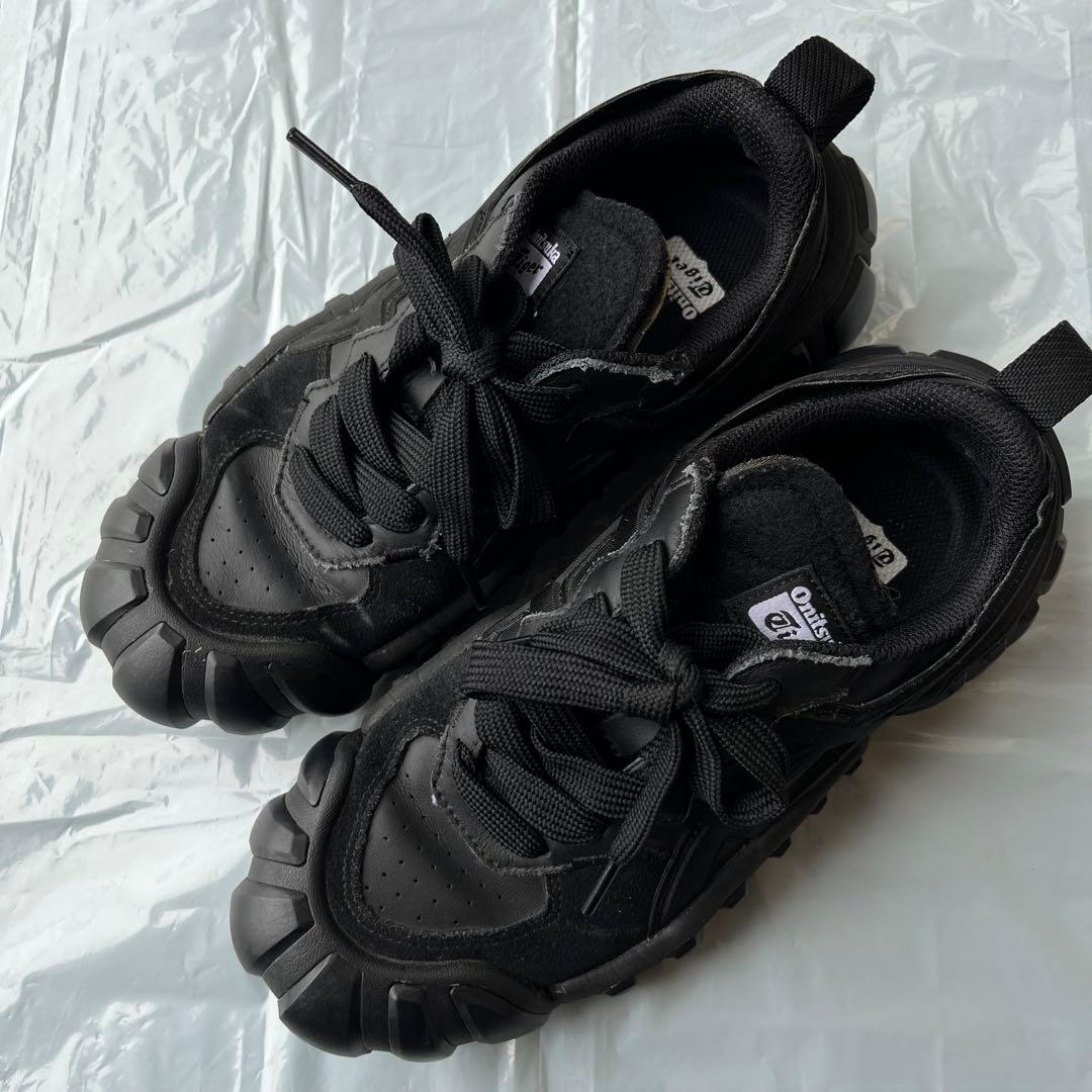 24.5㎝ オニツカタイガー デンティグレ エルエス ブラック