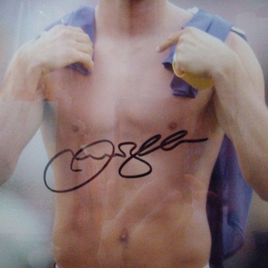 デビッド・ベッカム サイン入り写真 フレーム付き