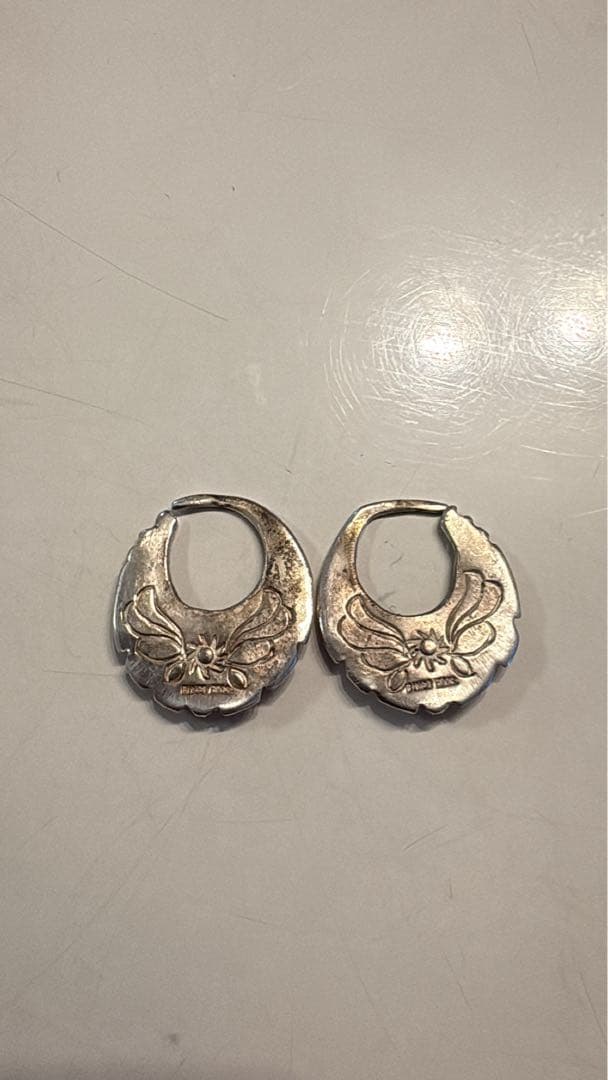 ビンゴブラザーズ　シルバー×24Kピアス-星ラージサイズ　　右左セット