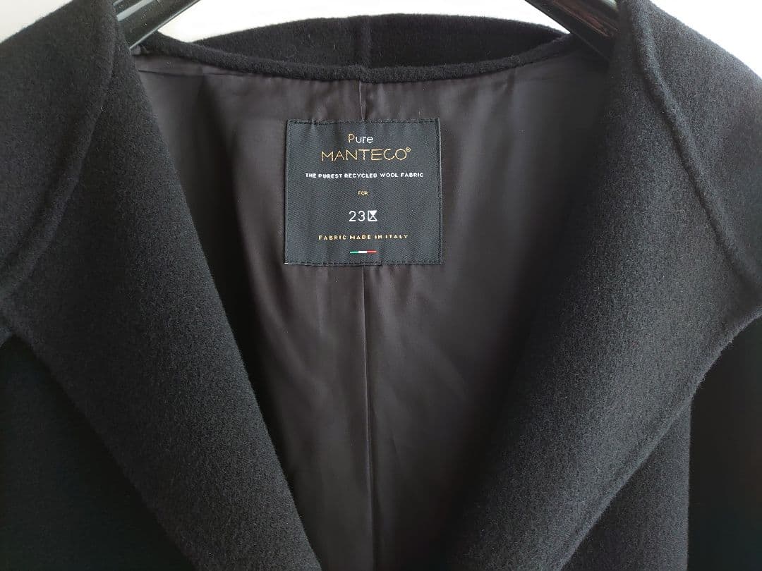 23区今季【滝沢眞規子さん着用】MANTECOPureリバー フードロングコート