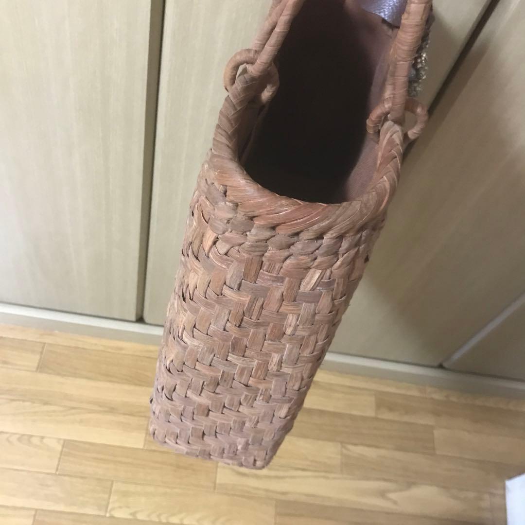 かごや　A4が入るかごバッグ