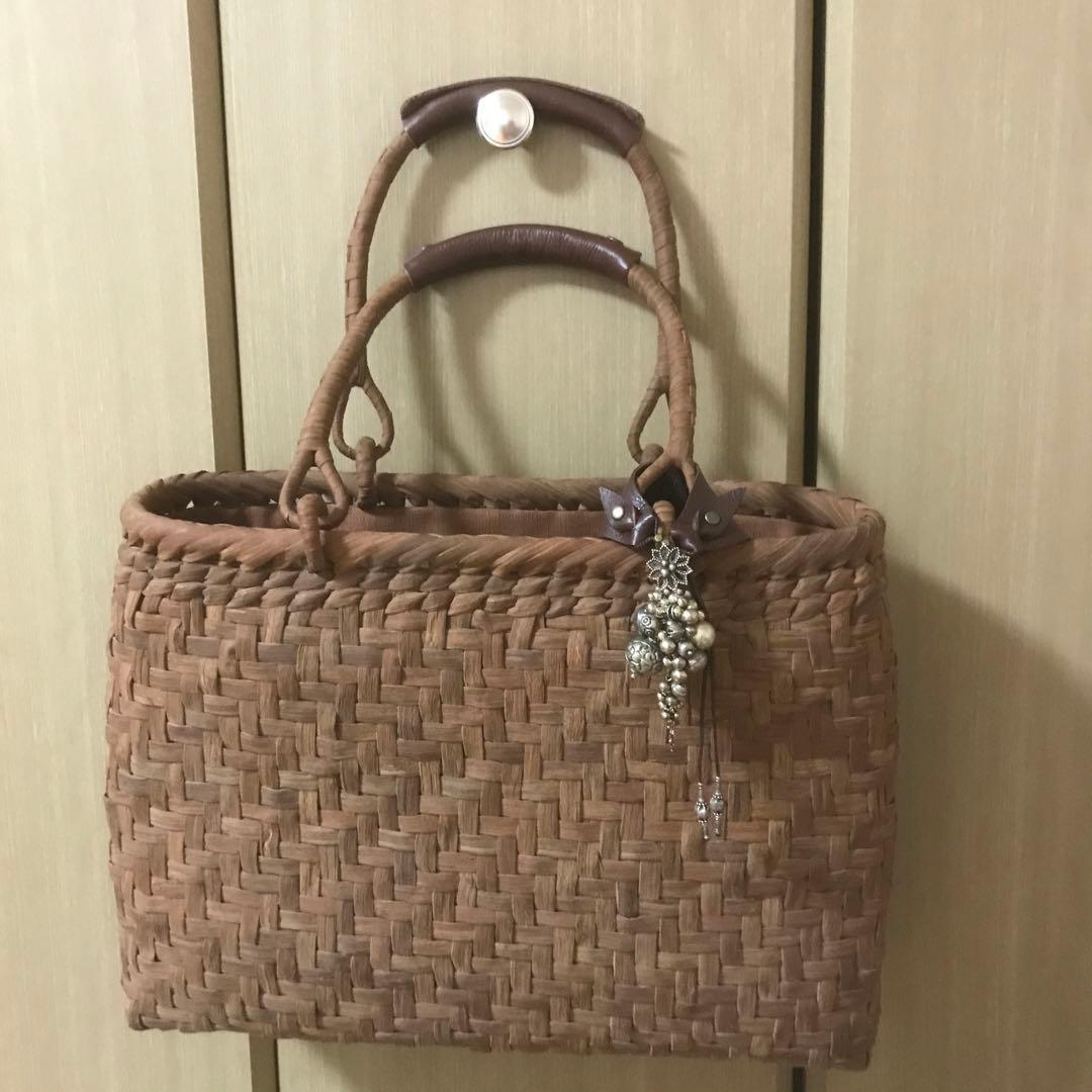 かごや　A4が入るかごバッグ