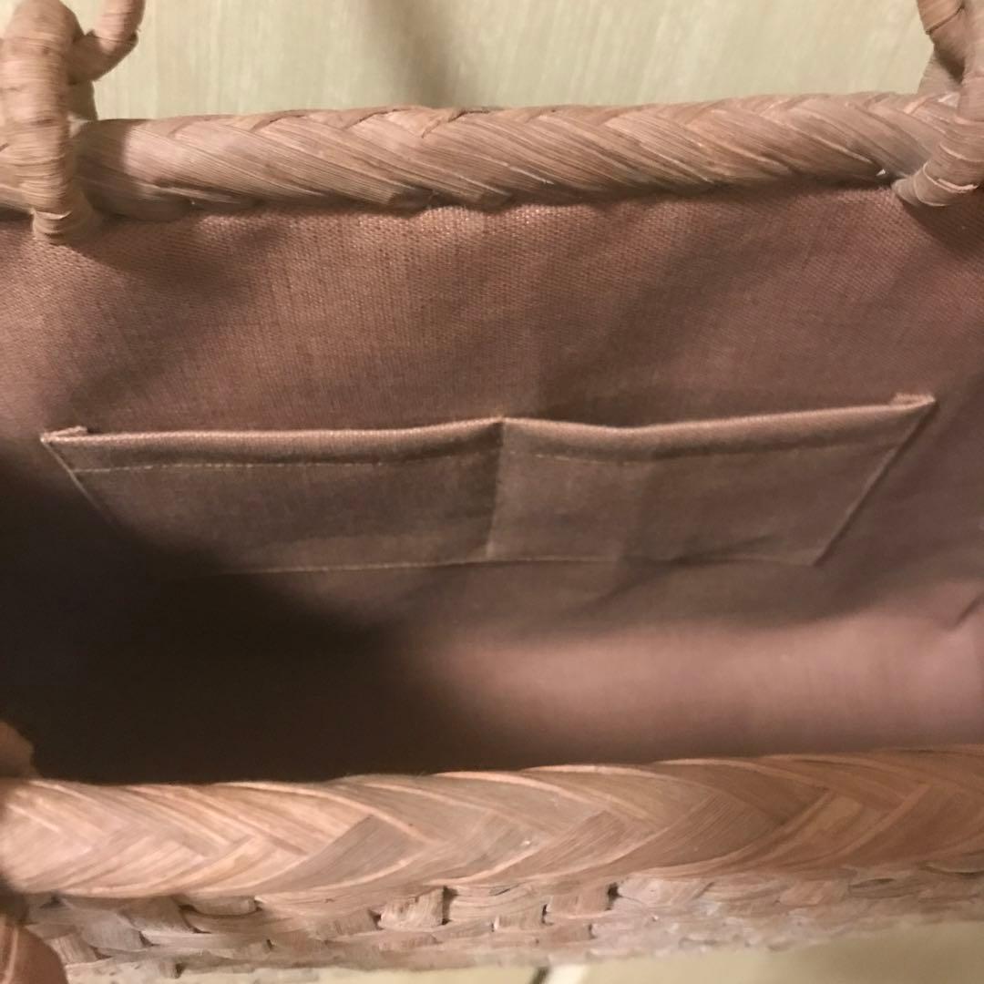 かごや　A4が入るかごバッグ