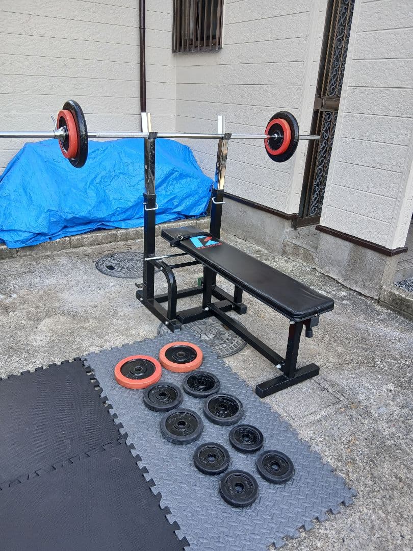 FIGHTING ベンチプレートセット 計65Kg 引き取限定