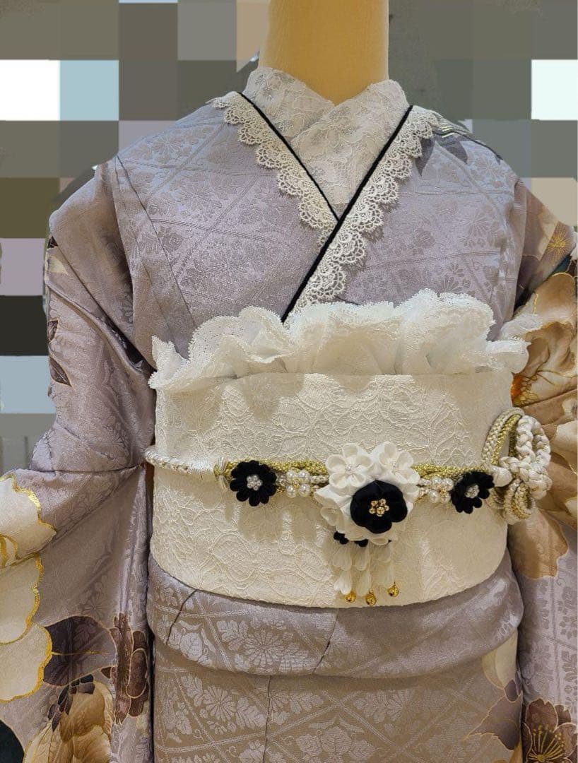 花柄 振袖 code 08