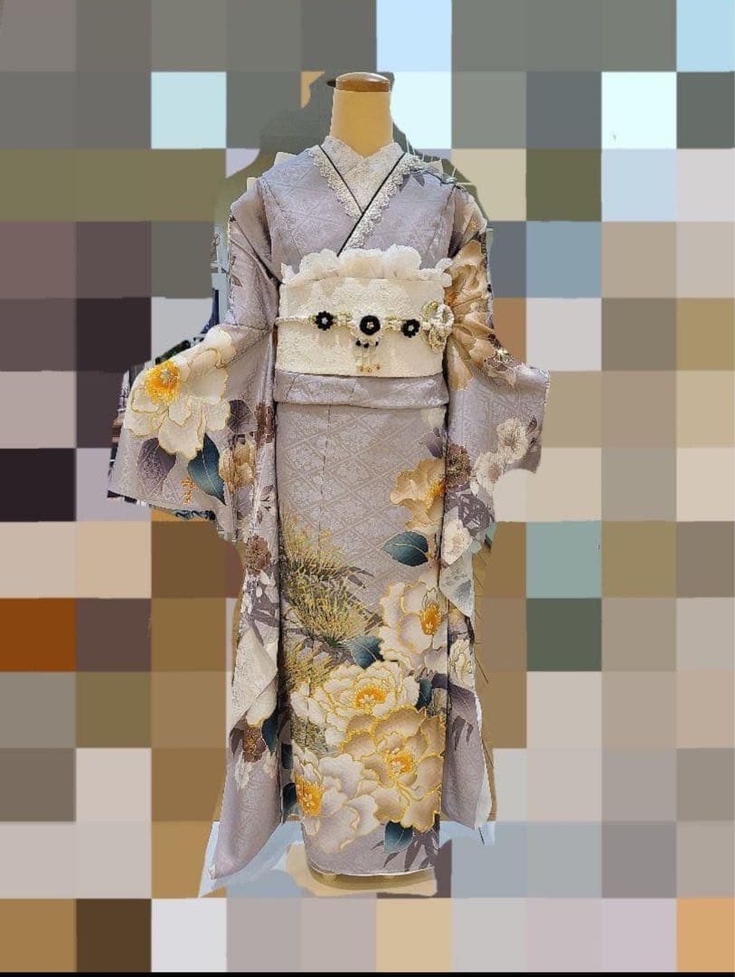 花柄 振袖 code 08
