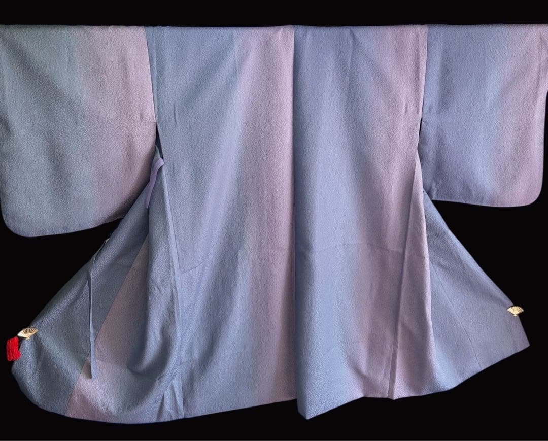 お値下げ軽やかさを兼ね備えた洗える 美しいグラデーションの道中着コート