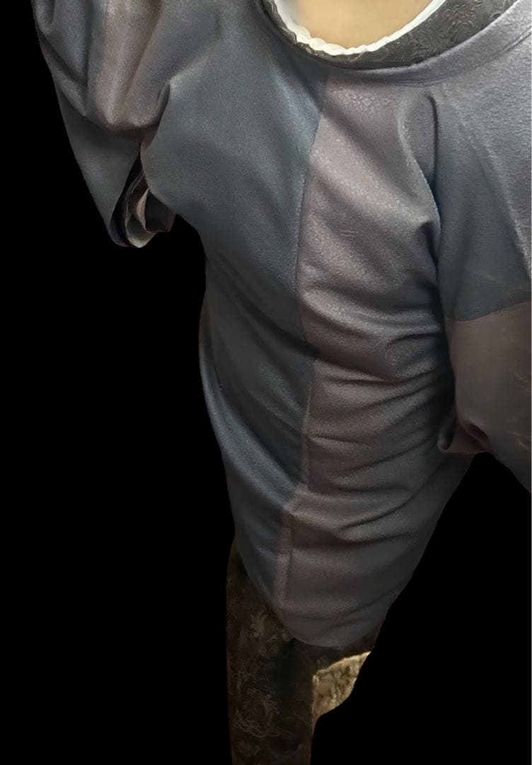 お値下げ軽やかさを兼ね備えた洗える 美しいグラデーションの道中着コート