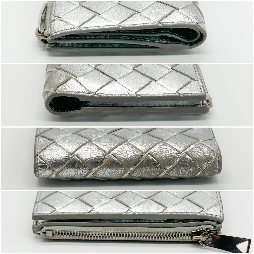 ボッテガ ヴェネタ イントレチャート 二つ折り コンパクト ウォレット