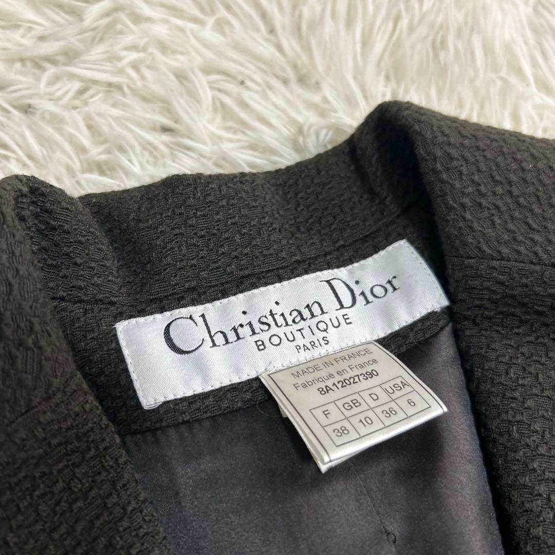 レア✨クリスチャンディオール ガリアーノ期 シアサッカー生地 チェスターコート