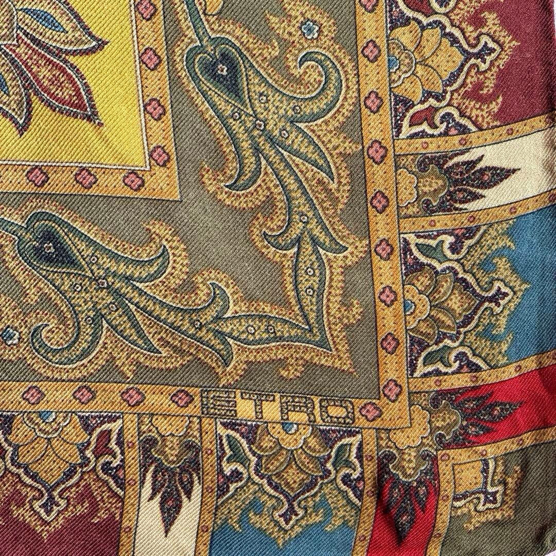 ETRO ペイズリー柄大判ストール/ショール　美品　イタリア製