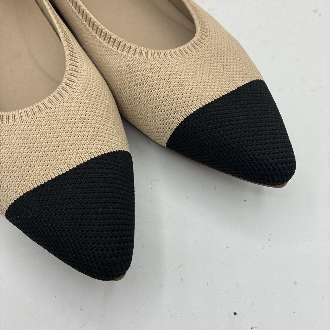 【美品】Vivaia ヴィヴァイア ポインテッドトゥ フラットシューズ 39