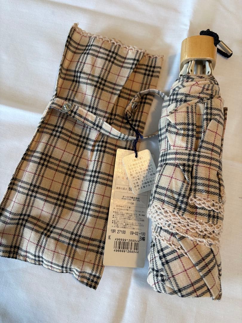 BURBERRY チェック柄 折りたたみ傘