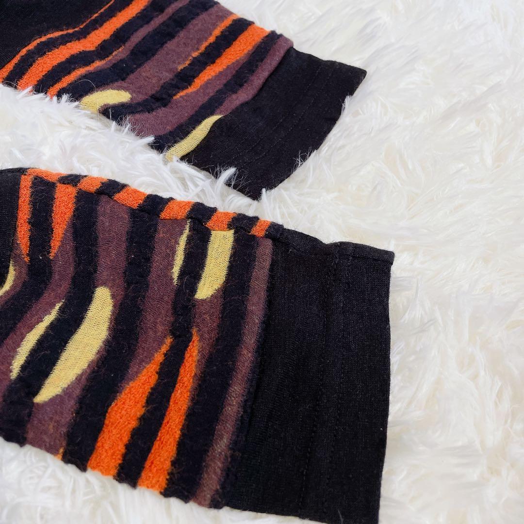 美品　エイココンドウ　ハイネック　ウール混　チュニックワンピース　42