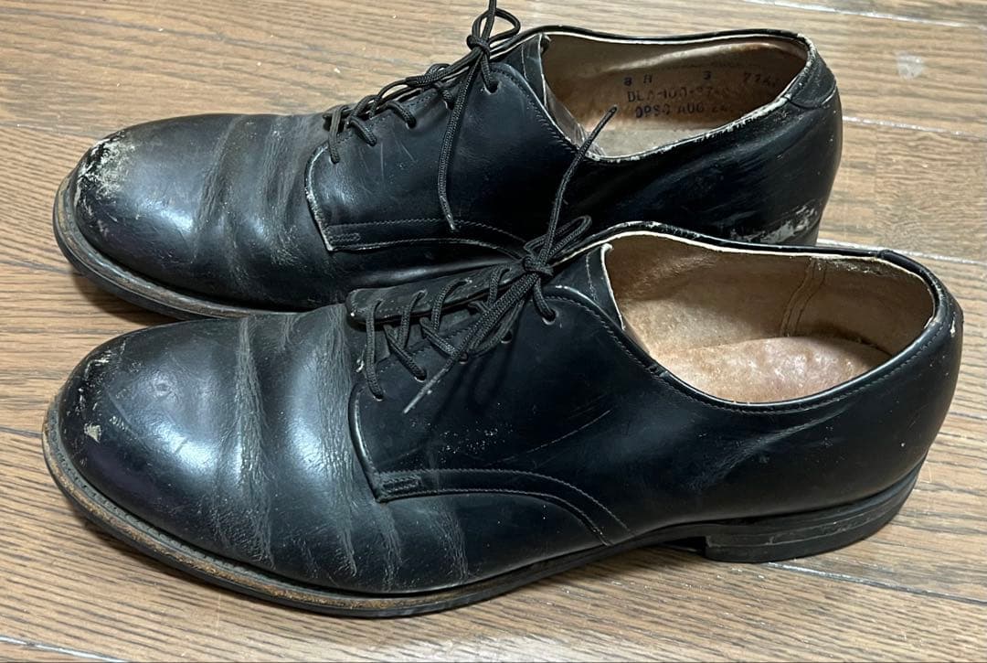 い*ち様 80s U.S.N USNAVY サービスシューズ 8 ミリタリー　軍