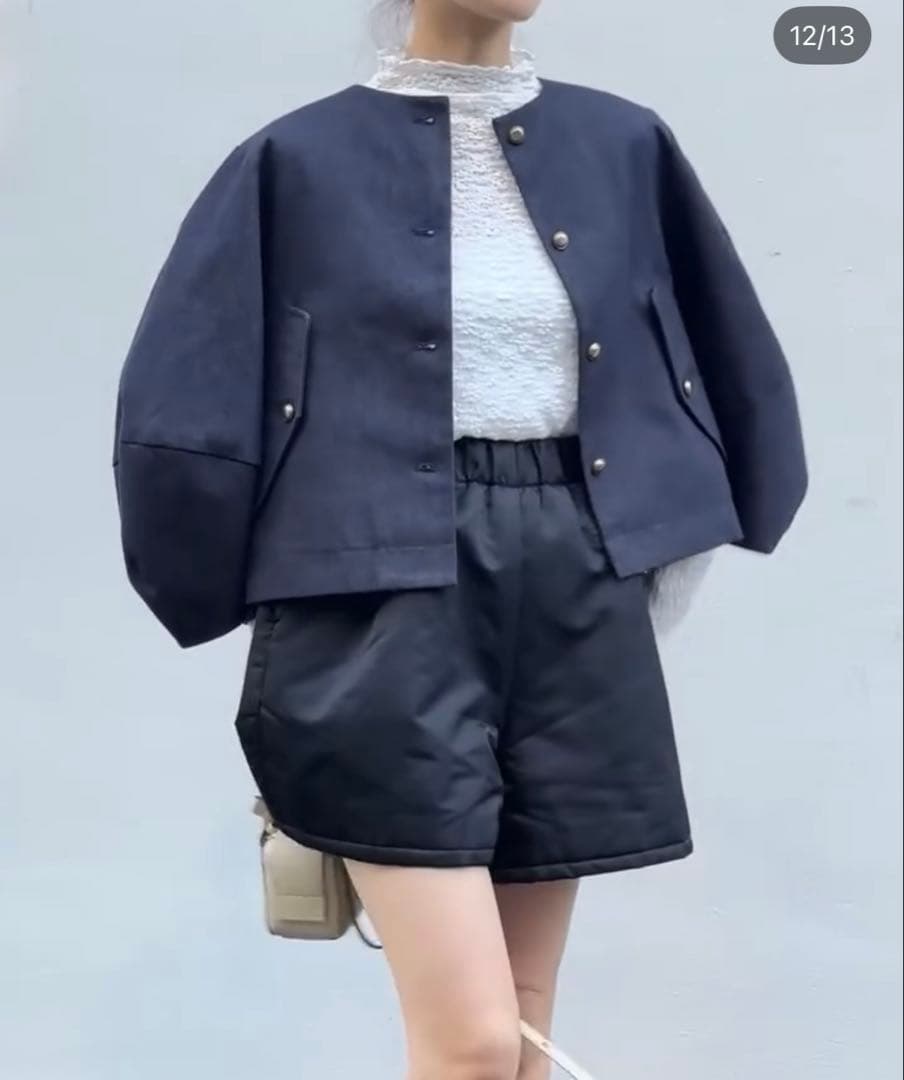 美品トレフルプラスワンデニムジャケット.スワンカーディガン