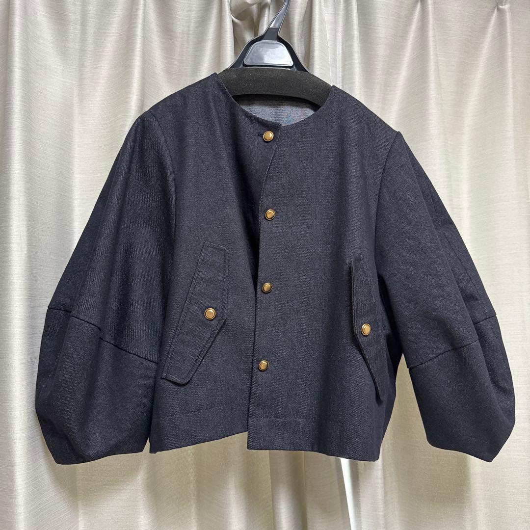 美品トレフルプラスワンデニムジャケット.スワンカーディガン